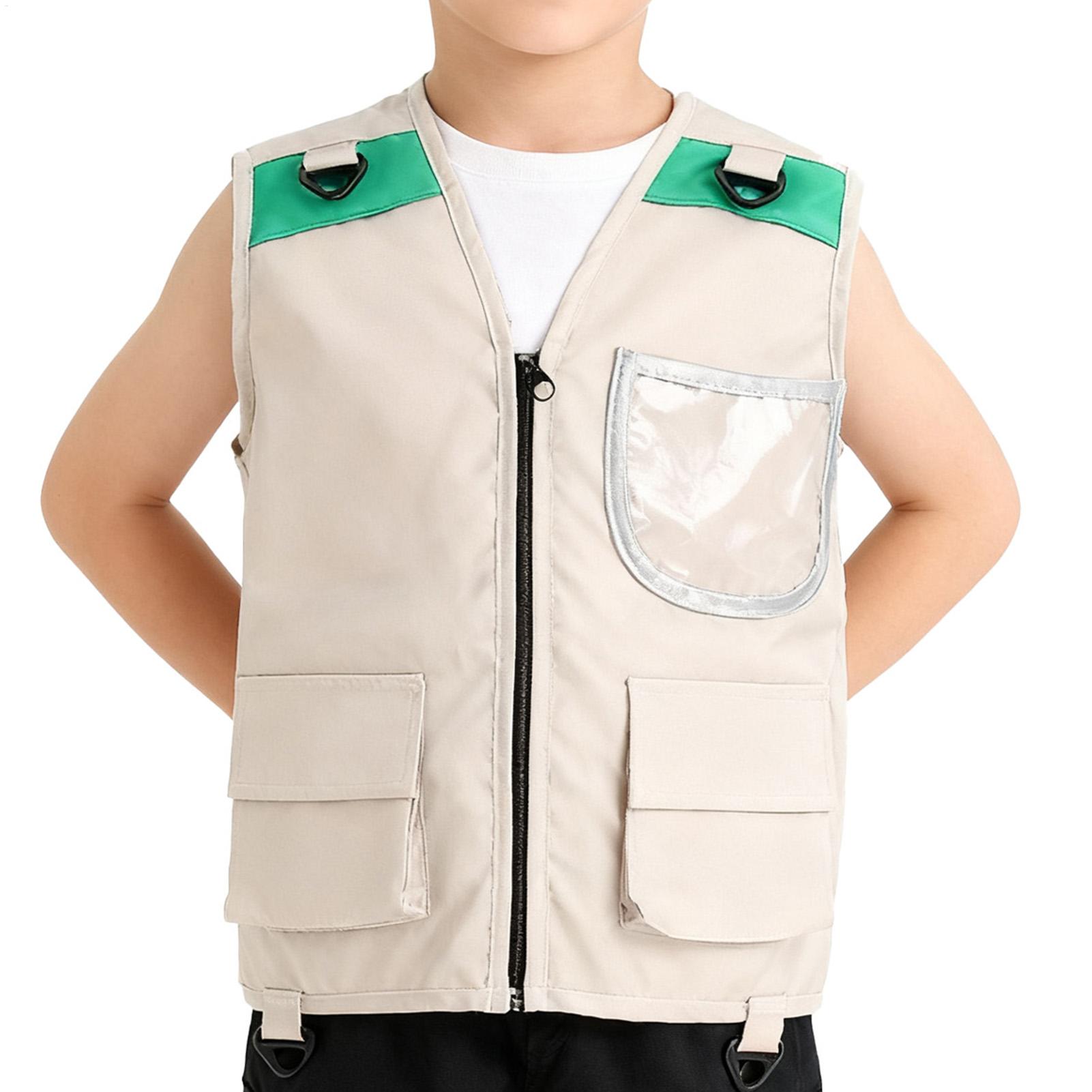 Outdoor Adventure For Kids - Kids Explorer Vest-kostuum Safari Cargo Vest