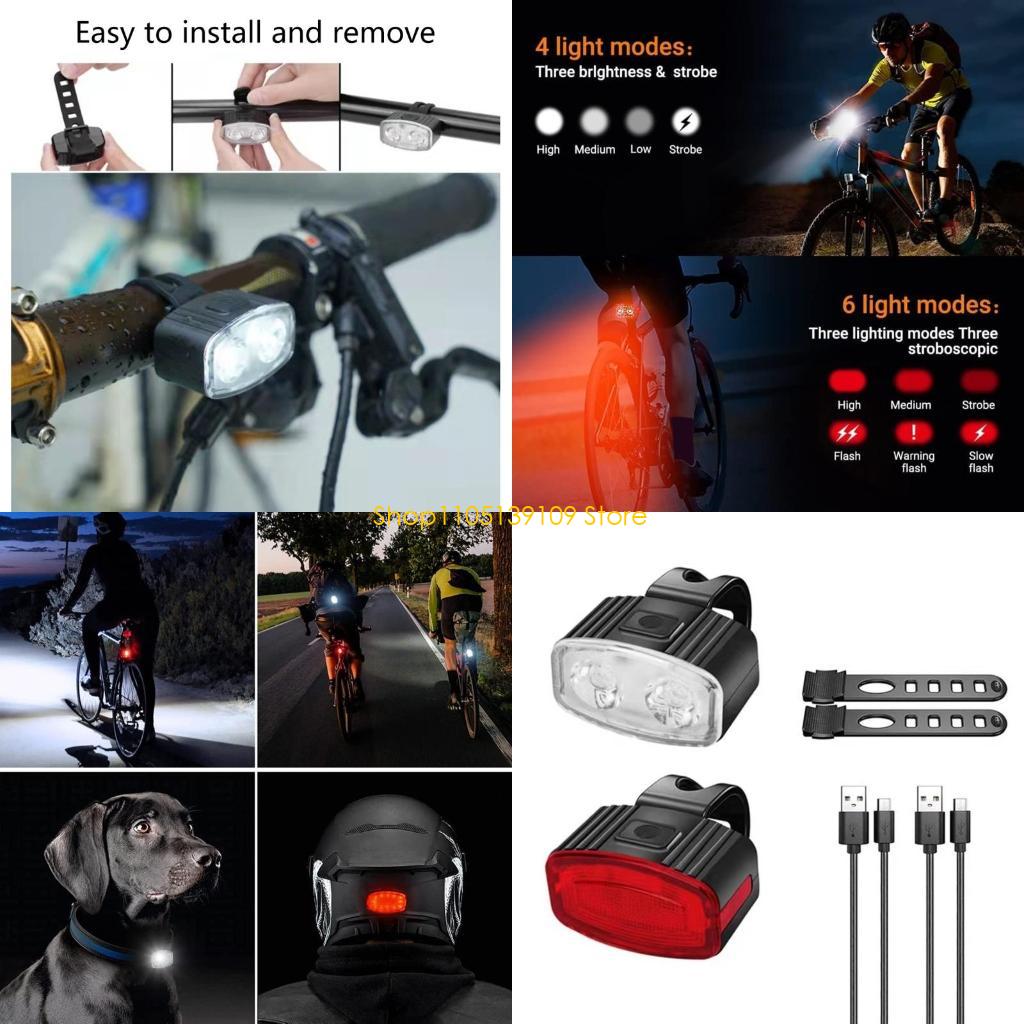Outdoor Adventure Day - LED -fiets voor- en achterlichten met