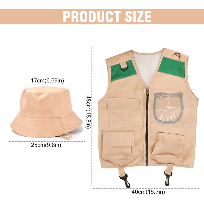 Safari-kostuum met cargo-vest  - Outdoor Adventure Girls recensie en prijs