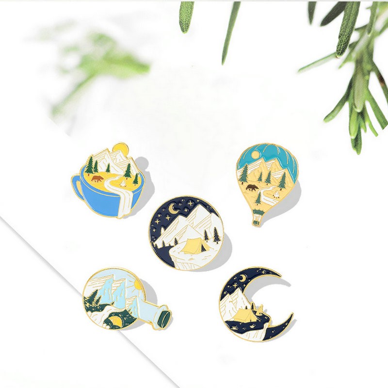 Camping Avontuur Emaille Pins  - Outdoor Adventure For Kids recensie en prijs