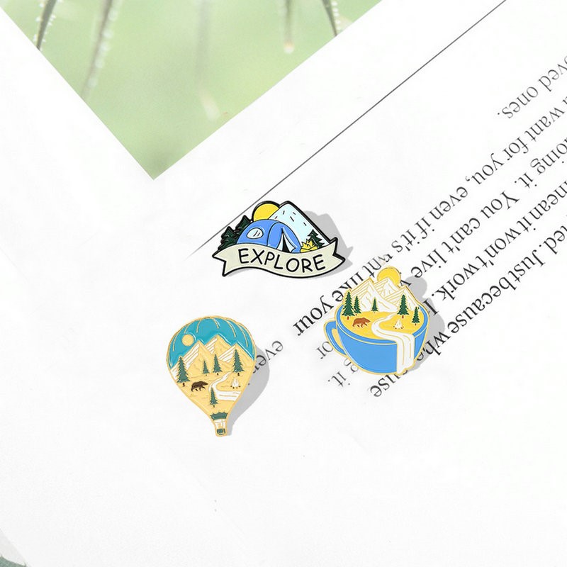 Camping Avontuur Emaille Pins  - Outdoor Adventure For Kids recensie en prijs