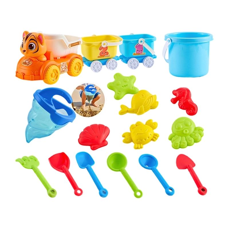 Felgekleurd 1 set kinderzandst - Outdoor Adventure For Kids recensie en prijs