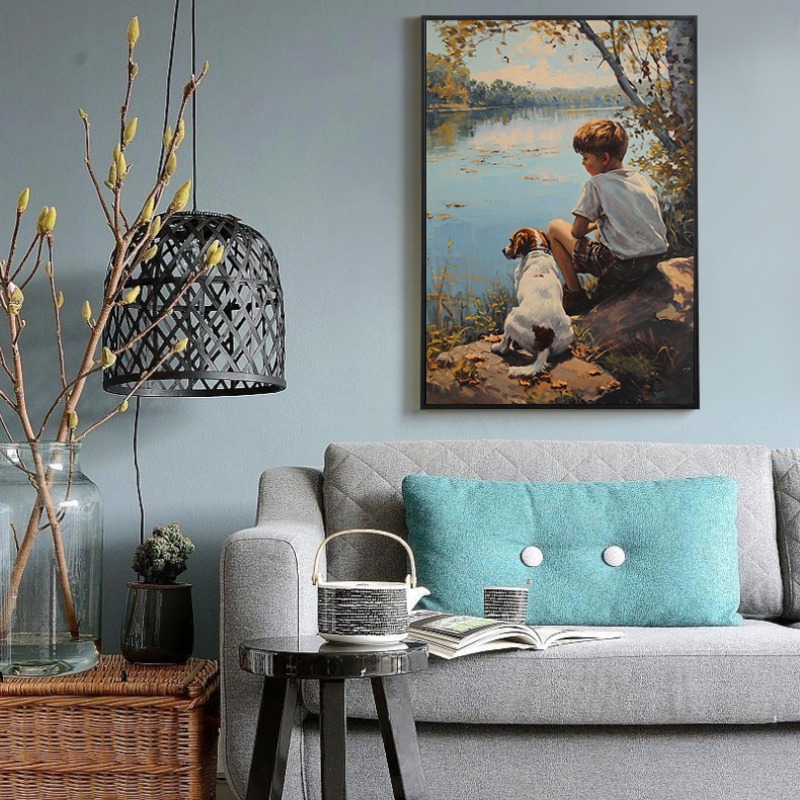 Vintage jongenskamer kunst pos - Outdoor Adventure For Kids recensie en prijs
